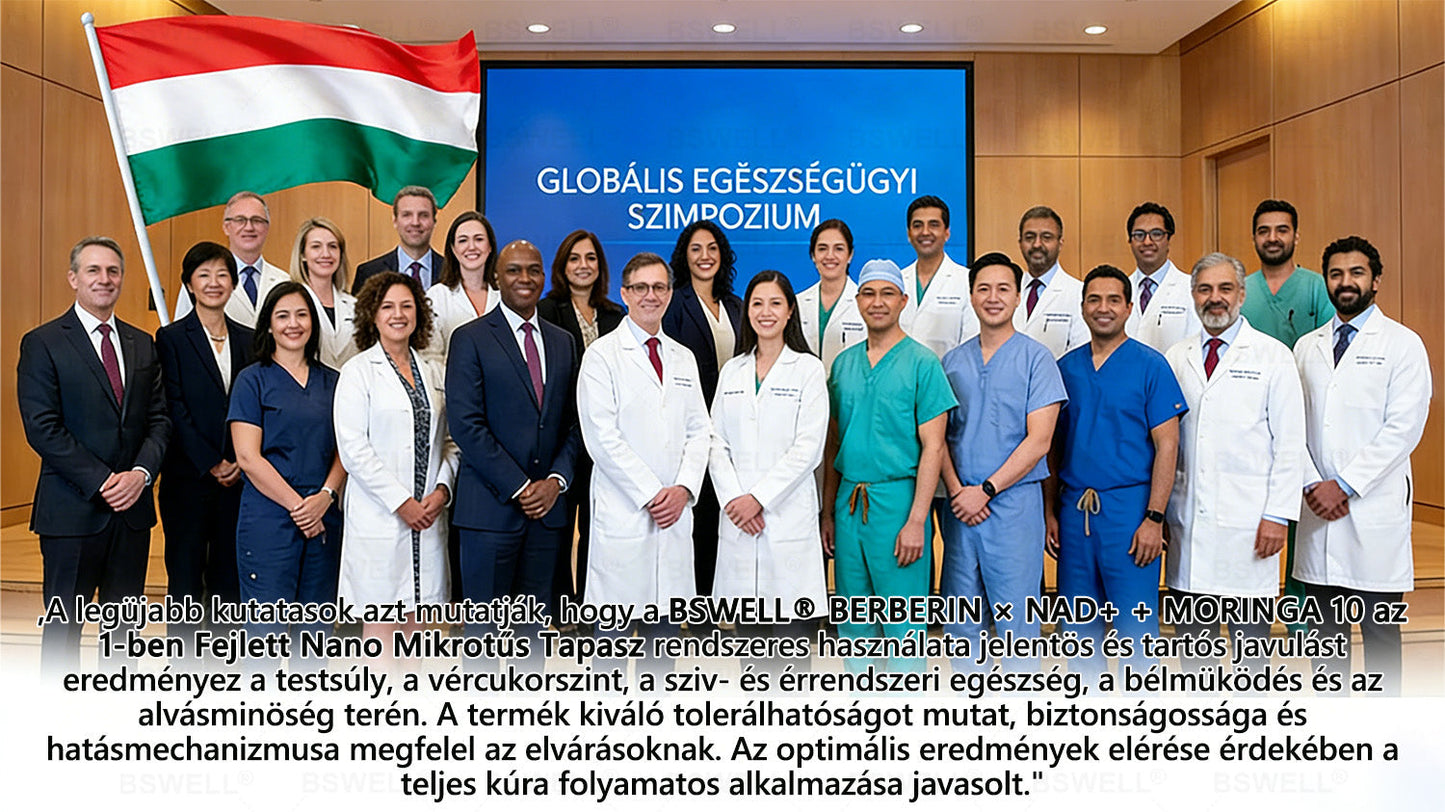 👩‍⚕️🔬 BSWELL® Nano mikrotűs karcsúsító tapasz (Csak naponta egyszer, látható változások 28 nap alatt) ✅ Elhízás, szív- és érrendszeri egészség, cukorbetegség, alvási apnoé, bélflóra, ízületi problémák és egyéb tünetek esetén🌿