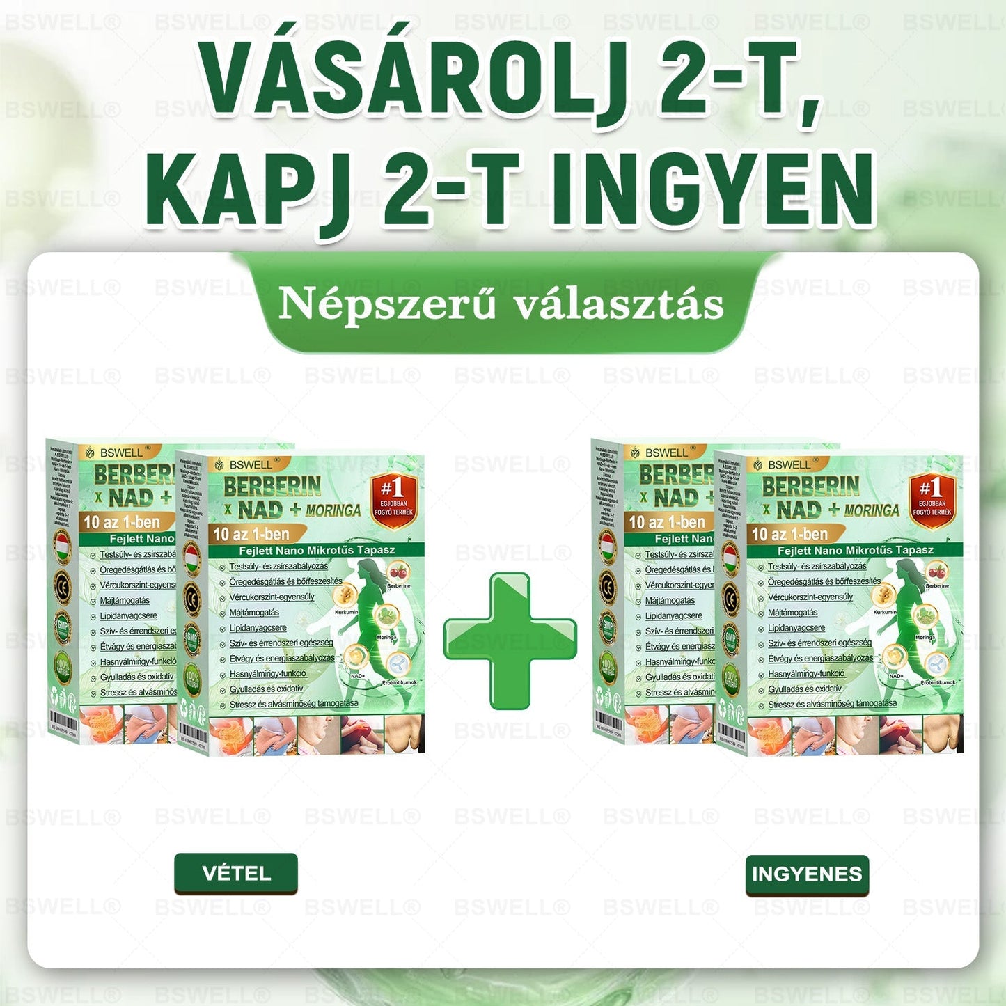 👩‍⚕️BSWELL® Nano mikrotűs karcsúsító tapasz (Naponta egyszer már 28 napon belül látható változások láthatók) Alkalmas: elhízás kezelésére, szív- és érrendszeri egészségre, cukorbetegség kezelésére, alvási apnoéra és bélrendszeri problémákr🔥