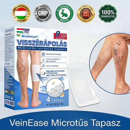 ✅ Medistart® Visszérápoló Mikrotűs Gondozó Tapasz ⚡ Azonnali Megkönnyebbülés, Hosszú Távú Eredmények