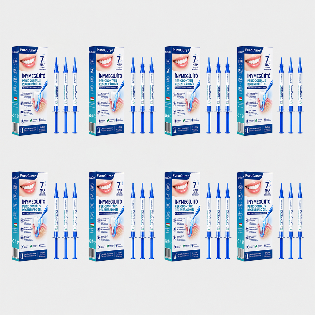 🇭🇺👨‍⚕️✅🦷 PuraCure® ÍNYMEGÚJÍTÓ – Parodontális helyreállító gél🧂